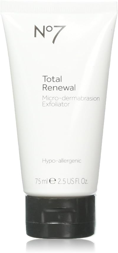 No7 Total Renewal Micro-Dermabrasion Exfoliator 2.5oz (75ml) Face Scrub