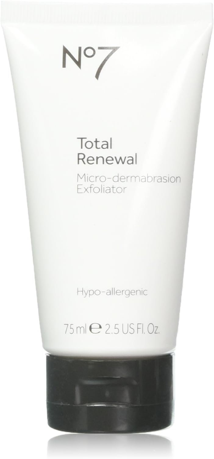 No7 Total Renewal Micro-Dermabrasion Exfoliator 2.5oz (75ml) Face Scrub