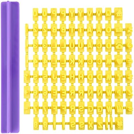 Plastic Cute Alphabet Number Letter Cake DIY Mold for Press Stamp Biscuit Cookie Cutters Mould Decorating Tool