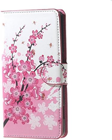 Arroker Flower Pattern Flip PU Wallet Stand Slot Case for Microsoft Lumia 950