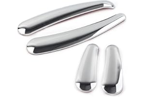 Cnoula11 Motorcycle Chrome 4Pcs Swingarm Spools Frame Insert Set Curved Swingarm Frame for Harley For Softail Models 2008-up