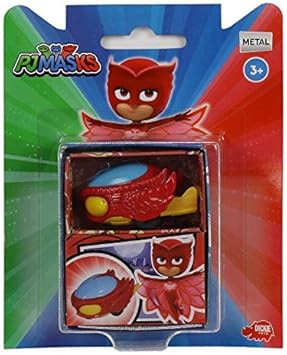 Pj Masks Diecast Micro Racer Box Vehicle Toy Set for Kids, 4 cm - Assorted 1