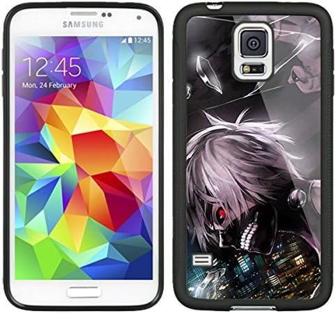 Tokyo Ghoul manga Samsung Galaxy S5 SV I9600 TPU Case Cover (#3 Black)