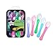 Tommee Tippee First Weaning Spoons for Transition - Baby's First Soft Foods, Dishwasher, Microwave, Sterilizer Safe - BPA-Free, 5 Count (Colors Will Vary)