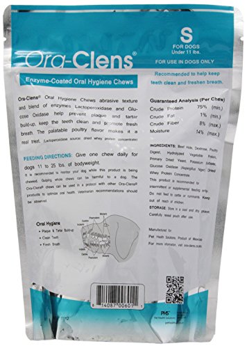 HealthyPets 30 Count Ora-Clens Oral Hygiene Chews, Small