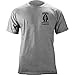 USAMM Army Special Forces Unit Full Color Veteran T-Shirt (L, Heather Grey)