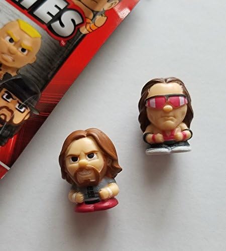 TeenyMates WWE Blind Set of 2 Mini Figures Bret Hart & Daniel Bryan