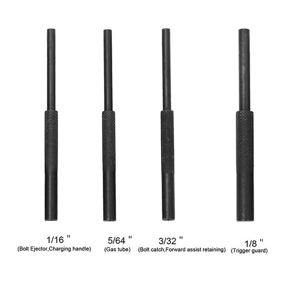 Sporting Goods Smithing Equipment 4pcs 1 16 5 64 3 32 1 8 Steel Roll Pin Removal Set Punch Starter Hollow End Tool Italianidifrontiera Com