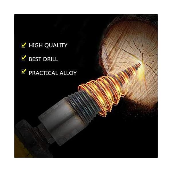 Bohrersets Weichai Bohrer Holz hacken Spaltwerkzeug Spaltkegel Holzspalter Holzbrechmaschine Holzbrecher Brennholzhacker… – Bild 6