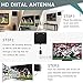 HD TV Antenna,Skyfind Indoor HDTV Antennas 50 Mile Range with Detachable Signal Booster and 10FT High Performance Coax Cable - Black