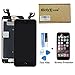 For iPhone 6S Plus Screen Replacement LCD Display with Home Button Front Camera Speaker 3D Touch Digitizer Glass Assembly +Tools for iPhone 6s Plus Black 5.5'' (A1634, A1687, A1699)