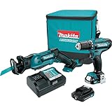 Makita CT229R CXT Lithium-Ion Cordless Combo Kit (2 Piece), 12V