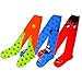 TeeHee Novelty Cotton Knee High Fun Socks for Women and Junior Halloween 6-Pair (Monsters)