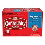 Community Coffee Single-Serve Cups, Breakfast Blend, 12 Count (Pack of 3)