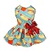 Fitwarm Hamburger Pet Clothes for Dog Dresses Cat Vest Shirts Blue Medium