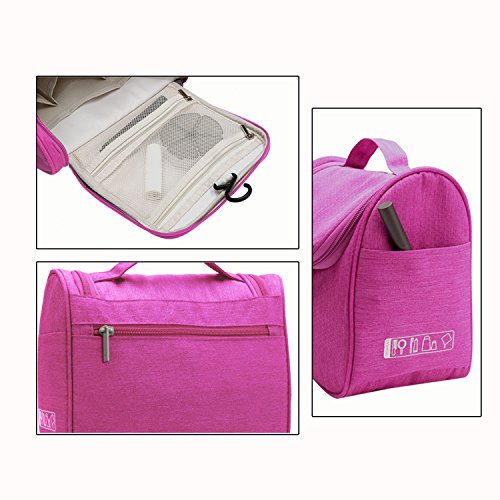 KIPOZI Hanging Toiletry Bag for Men & Women, Waterproof Toiletry