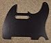 3 Ply Left Handed Guitar Pickguard Fits Fender Tele Telecaster Standard -BLACK (B57)