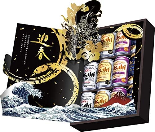 【ギフト限定/お歳暮】アサヒスーパードライ4種バラエティ装飾付きセット(JS-YG) [ ビール 350ml×12本 ] [ギフトBox入り]