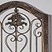 Deco 79 Wood Scroll Home Wall Decor Distressed Door Panel Wall Sculpture with Metal Wire Details, Wall Art 19