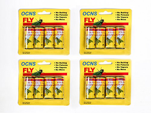 Sticky Fly Ribbons,Fly Catcher Ribbon,Fly Paper Ribbon,Fly Paper Strips,Super Value 16-Rolls by AYUBOOM