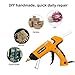 Hot Glue Gun,Crenova 100 Watts Industrial Hot Melt Glue Gun Set, with 10pcs Glue Sticks and Carry Bag, for Factory, Home and School, DIY Arts and Crafts Projects, Home Quick Patch-ups (Yellow)