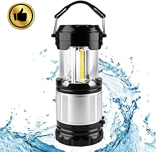 Beynoe LED Camping Lantern,Ultra Bright Collapsible Portable Lantern Light，Operated Camping Lanterns with Hanging Hook - Best Indoor Outages,Outdoor Hiking,Hurricanes,Storms And Emergency(1 Pack)