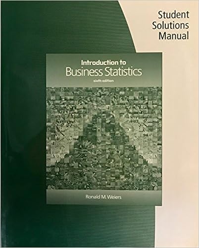 amazon com student solutions manual for weiers introduction to business statistics 6th 9780324381412 weiers ronald m books amazon com