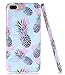 BAISRKE 7 Plus Case,Slim Flexible Soft Silicone Bumper Shockproof Gel TPU Rubber Glossy Skin Cover Case for 7 Plus, Phantom Pineapple