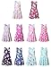Rainbow Unicorn Dress for Girls Sleeveless Party Birthday Clothes