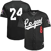 CUTHBERT 8 24 Legend Men's Baseball Jersey Hip Hop Stitched Sports Shirts