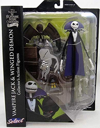 NBX Nightmare Before Christmas VAMPIRE JACK & WINGED DEMON SERIES 5 Action Figure 2-Pack