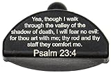 Sure Plug Gen 4-5 Laser Engraved PSALM 23:4 - Designed for Glock 17, 19, 22, 23, 31, 32, 34, and 35.