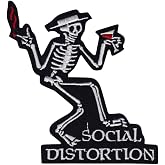 American Punk Rock Band Patch Badge Embroidered Iron on Applique