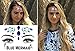 6 Sets Face Jewels, Stick On Gems, Glitter, Gem-Stones, Rhinestones Stickers, Temporary Tattoo - Self-Adhesive, Bindi, Mermaid Crystals. Accessories For Body, Women, Festivals, Rave, or Party