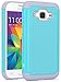 Core Prime Case, LK [Shock Absorption] Hybrid Dual Layer Armor Defender Protective Case Cover for Samsung Galaxy Core Prime (Teal)