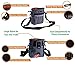 Dog Treat Training Pouch Bundle with Built-in Poop Bag Dispenser, Pet Training Bag, Carry Pet Treats & Toys, Shoulder & Waist Strap + Bonus Dog Clicker + Collapsible Bowl & 1 Roll of Poop Bags