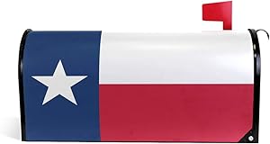 Oarencol Texas State Flag Mailbox Covers Magnetic Garden Yard Home Decor Standard Size 21
