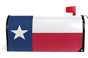 Oarencol Texas State Flag Mailbox Covers Magnetic Garden Yard Home Decor Standard Size 21" x 18"