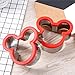Koko Mickey Mouse Cookie Cutter 2 Pack food and child safe Stainless Steel cookie and Sandwich Cutter, Suitable and safe for Kids. Food Grade Stainless Steel Cookie Cutter Biscuit Mold
