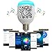 Santaro Smart LED Music Bulb With Bluetooth Speaker Unique Portable RGB+W Color Change Light Bulb with Built-in Battery- APP Remote Controlled Rhythm-Sync Party Light-7W E27 by