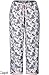 SofiePJ Women's Printed Lace Chemise Sleepwear Capri Set