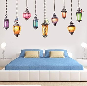 Abnehmbarer Selbstklebender Wandaufkleber Kronleuchteraufkleber