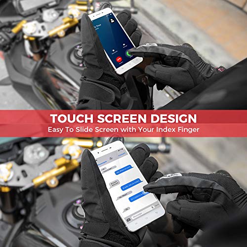 1 Motorcycle+Gauntlet+Touch+Screen+Gloves+Windproof+Resistant