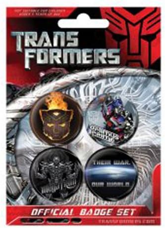 Transformers button badge pack