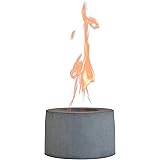 colsen Tabletop Ethanol Fireplace Indoor Outdoor Fire Pit Portable Fire Concrete Bowl Pot Fireplace