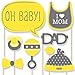 Big Dot of Happiness Baby Neutral - Baby Shower Photo Booth Props Kit - 20 Count