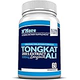 Tongkat Ali 500 mg Maximum strength Longjack 200:1 Testosterone Booster 60 Vegetarian Capsules
