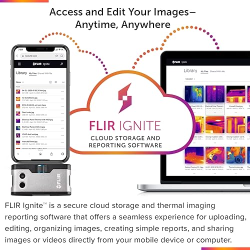 FLIR ONE Gen 3 - Thermal Imaging Camera for Android Smartphones (USB-C): Use for Home Inspection, HVAC, Automotive, Machine Industries and More