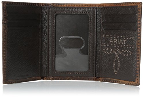 Ariat Men's Boot Embroidery Tri-Fold Brown, One Size