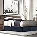 Nestl Navy Blue Bed Skirt Queen Size - Queen Bed Skirt 14 Inch Drop - Brushed Microfiber Bed Skirts - Hotel Quality Pleated Bed Skirt - Shrinkage & Fade Resistant